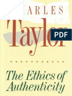 Charles Taylor the Ethics of Authenticty