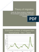 Endre Sik - Theory of Migration - About Escaping, Refugees and The Sociological Characterstics of The Birth of The The Refugee System, Hungary, 1988-1991