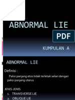 Abnormal Lie