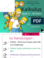 Kalkulus Asas - Terbitan Pertama