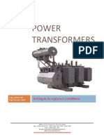 Power Transformers Test