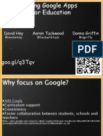Using Google Apps for Education (UofA 2011-03-25)