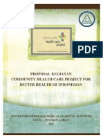 Proposal Kegiatan Community Health Care Project For Better Health of Indonesian