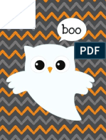 Halloween Owl Boo Printables