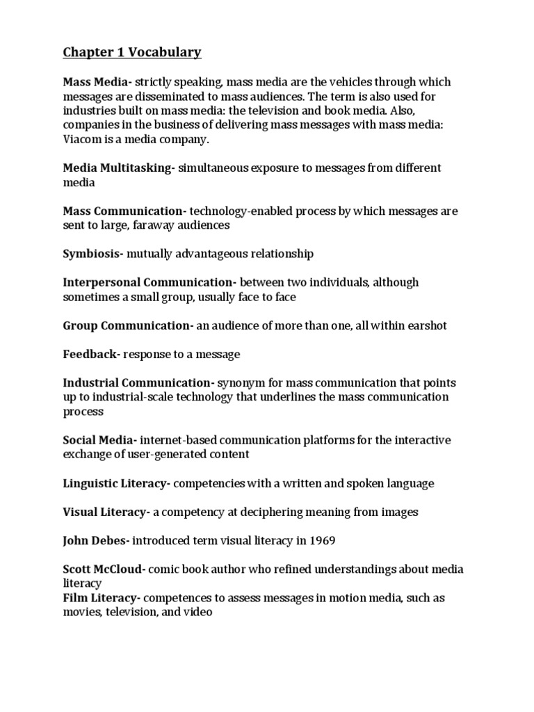 Understanding Mass Media and Literacy | PDF | Advertising | Mass Media