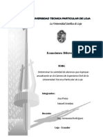 Modelo Matematico ED