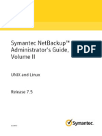 NetBackup7.5 AdminGuideII UNIXServer