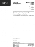 NBR 5739 - 2007 - Concreto - Ensaio de Compressao de Corpos-De-prova Cilindricos
