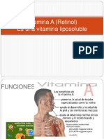 Vitamina A, retinol y visión