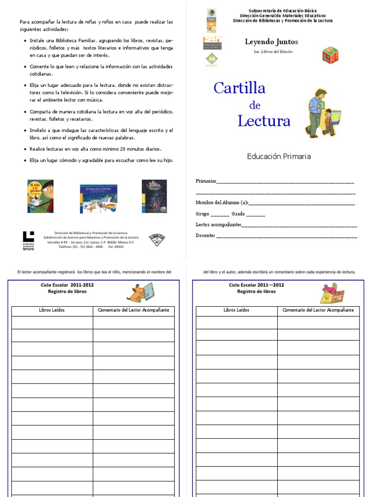 Cartilla de Lectura Primaria