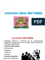 Distintos Tipos Del Habla