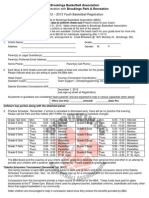 2012-2013 Youth Basketball Registration