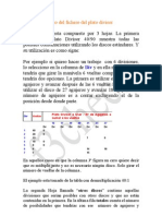 Uso del fichero del plato divisor: combinaciones y discos