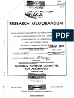 Peterson-Menees - Static Stability and Control of Canard Configurations - NACA RM A57K26