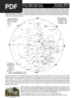 Download October 2012 night sky chart by Powerhouse Museum SN107019226 doc pdf