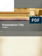 Presentation Title: Subtitle