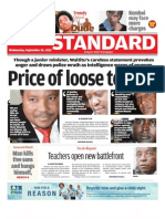 Standard Wednesday 26 September 2012