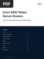 Cisco 8400 Series Secure Router Datasheet | PDF | Computer Network ...