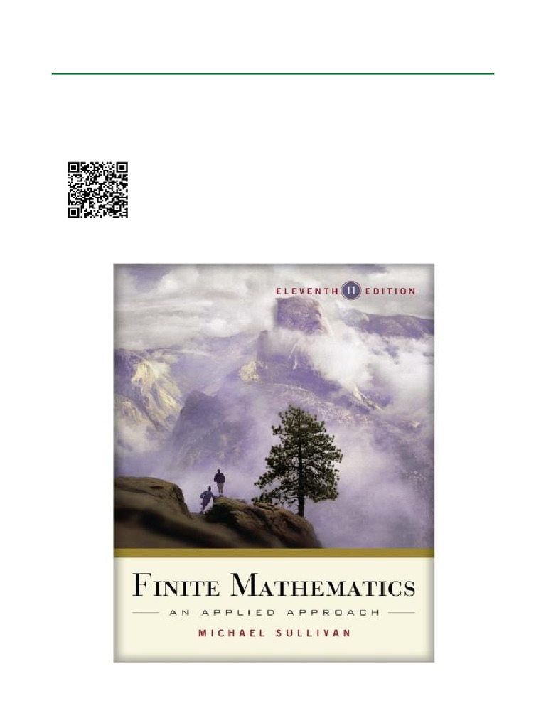 Finite Mathematics An Applied Approach, 11th Edition ISBN