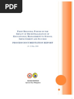 Download First Regional Education Forum on Decentralization of Education Management by SEAMEO INNOTECH SN107024388 doc pdf