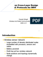 A Survey On Cross-Layer Design Based MAC Protocols For WSN