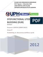 Dysfunctional Uterine Bleeding