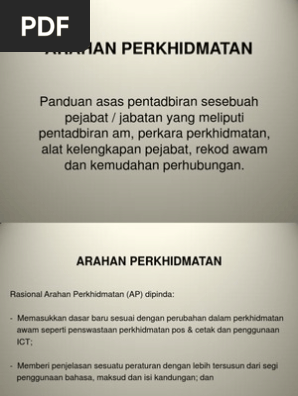 Panduan Pengurusan Pejabat Baru Pdf