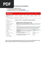 Discoverer 10g Installation