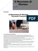 Newsletter_Il Neuroma Di Morton - Dott.Raffaello Riccio - www.raffaelloriccio.com