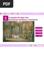 Historia de España 2º Bachillerato. Presentación Del Tema: La España Del Siglo Xviii. Tema Introductorio.