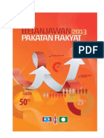 Belanjawan 2013 Pakatan Rakyat