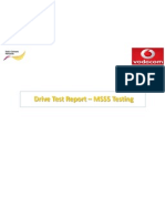 MSS5 Drive Test Report - Call & Data Connectivity Testing