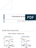 Volumetria de Ácido-Base