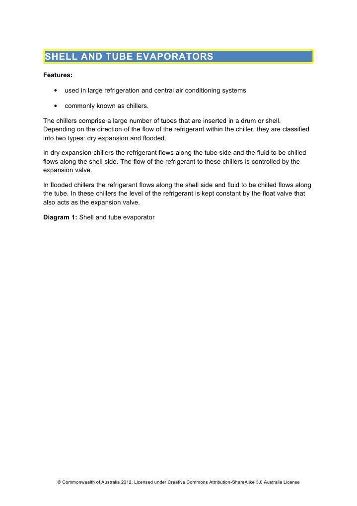 Vc16 Shell and Tube Evaporator PDF