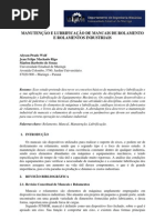Manutenção e Lubrificação de Mancais de Rolamento e Rolamentos Industriais
