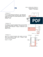 Exercícios Termodinâmica - Hidroestatica