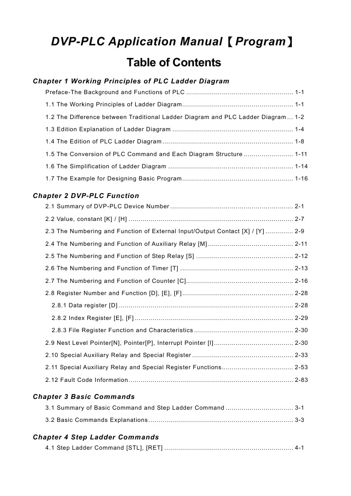 DVP-PLC Ladder Diagram Guide | PDF