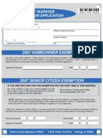 Homeowner Exemption Form