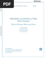 Download Affordability and Subsidies in Public  Urban Transport- World Bank by chequeado SN107060716 doc pdf