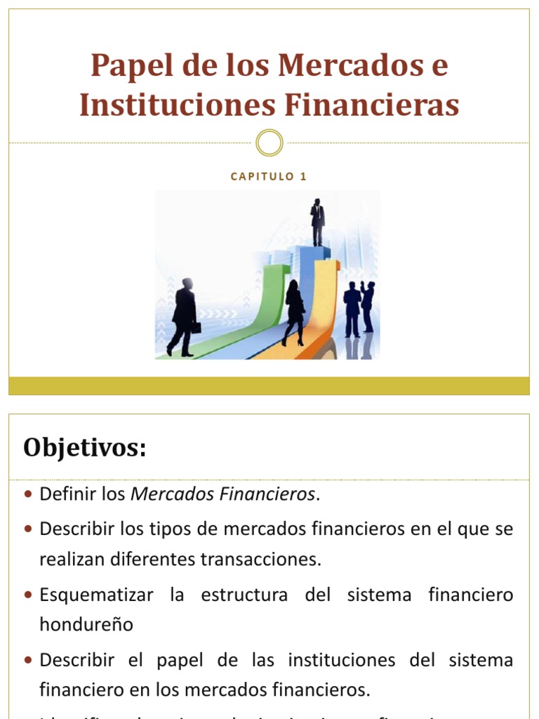 Papel de Instituciones en Mercados Financieros | PDF | Banco Comercial ...