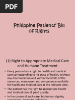 Philippine Patients’ Bill of Rights