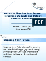 Session 28: Meteor & Mapping Your Future: Informing Students and Default Aversion Assistance