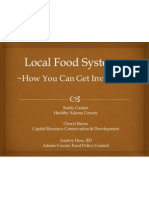 Local Food Systems How You Can Get Involved