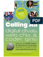 NCWIT Award For Aspirations in Computer Apps FLIER