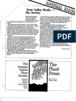 Winter 1984 The Plant Press Arizona Natiave Plant Soceity