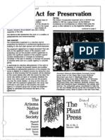 Summer 1985 The Plant Press Arizona Natiave Plant Soceity
