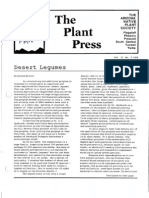 Fall 1988 The Plant Press Arizona Natiave Plant Soceity