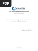 O Desenvolvimento Da Aprendizagem de Uma Jovem Adulta No Ensino Fundamental