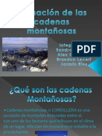 Formacion de Las Cadenas Montañosas 8b (2 - 7 - 19 - 24)