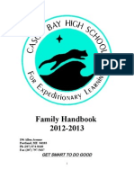 CBHS Handbook 2012 2013 Version 1